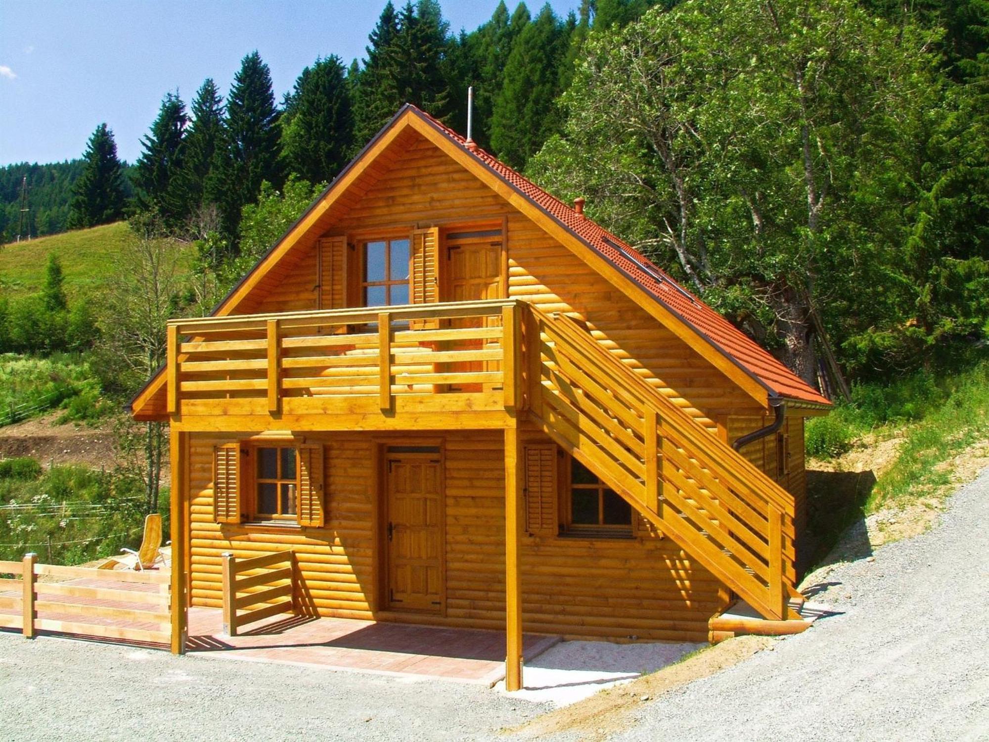 Detached Wooden Chalet In Liebenfels Carinthia Near The Simonh He Ski Area Eksteriør billede